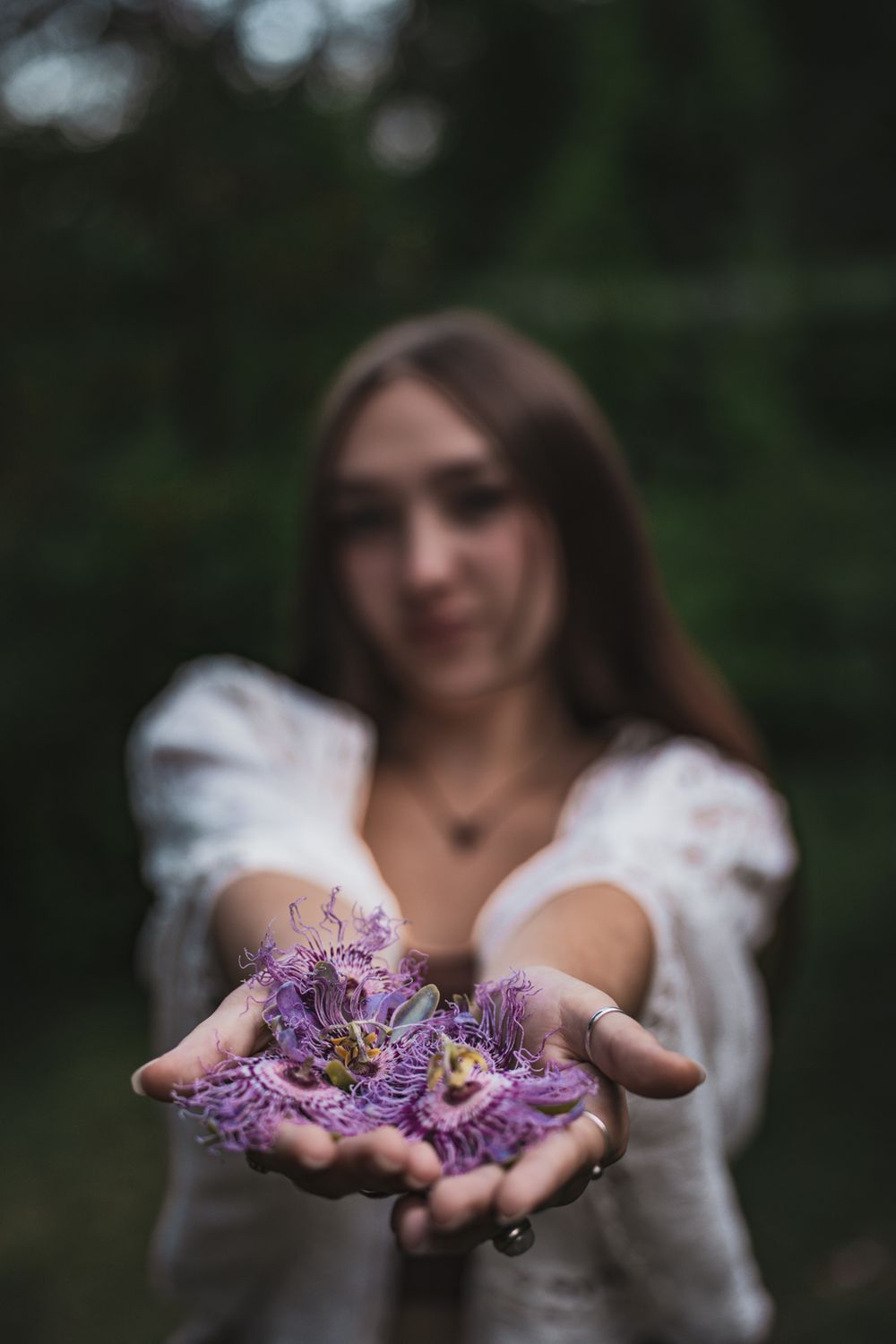 creative photography, passion flowers, portraits
