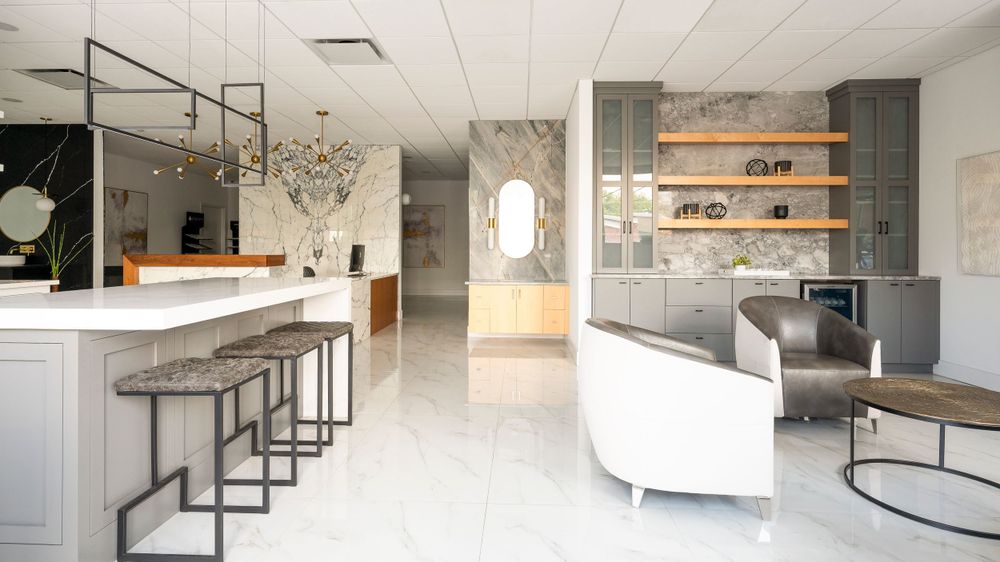stone showroom design