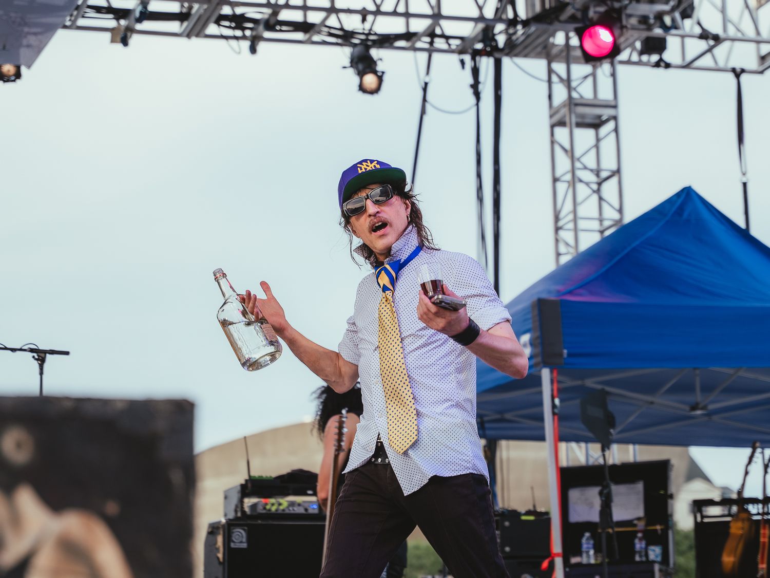 Gogol bordello at empire state plaza in albany ny
