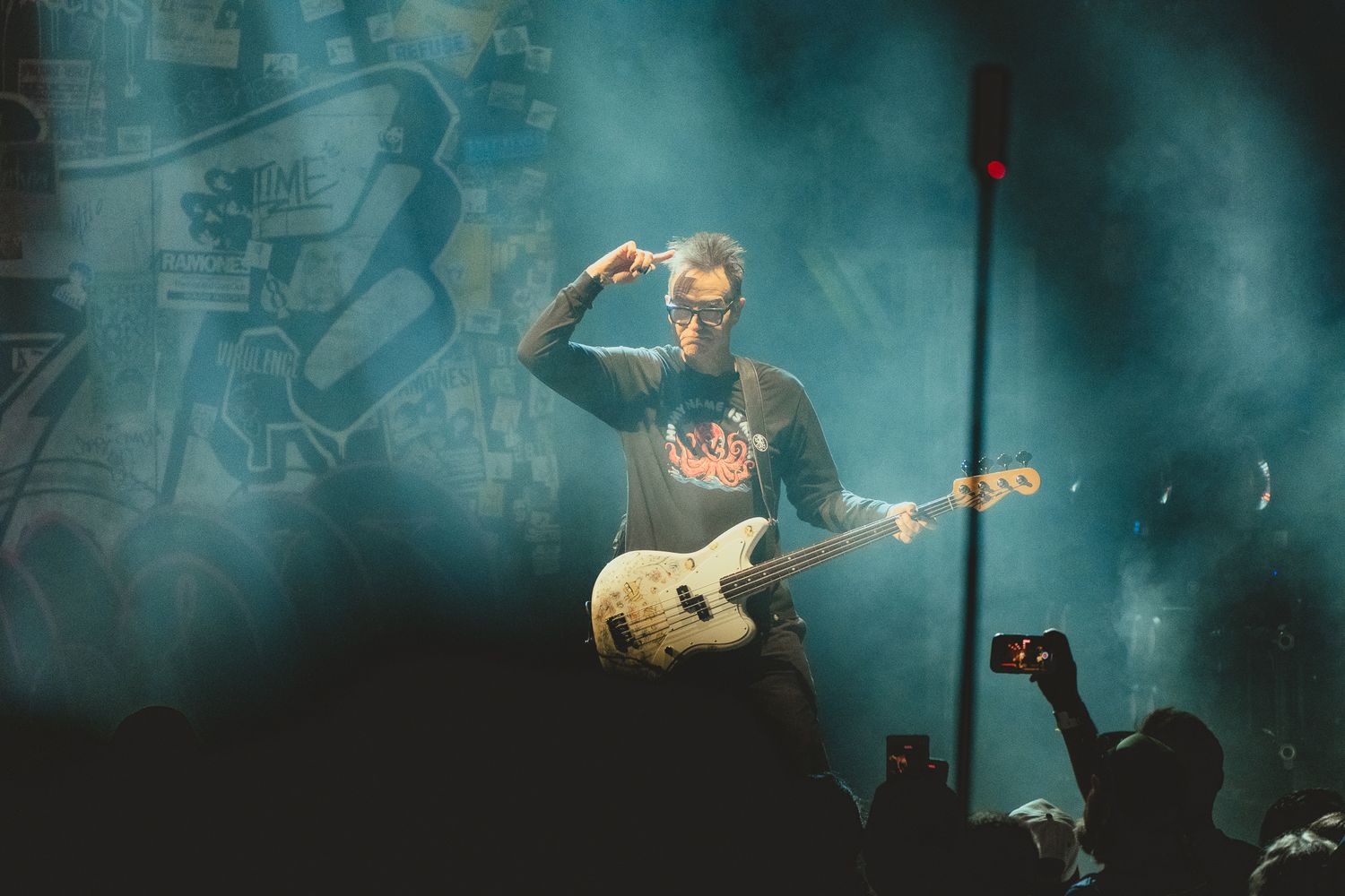 Mark Hoppus from Blink 182 at SPAC in Saratoga Springs, NY