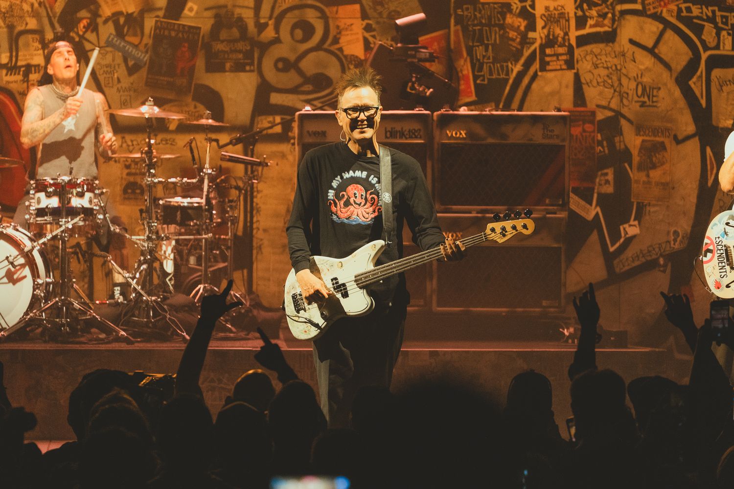 Mark Hoppus from Blink 182 at SPAC in Saratoga Springs, NY