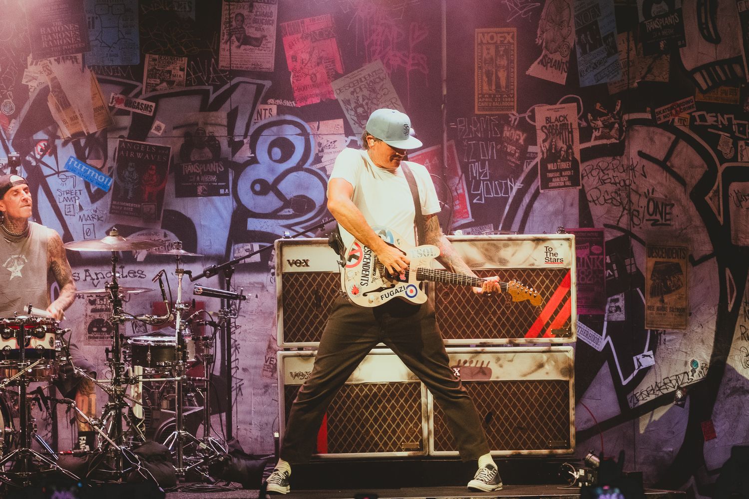 Tom Delonge from Blink 182 at SPAC in Saratoga Springs, NY