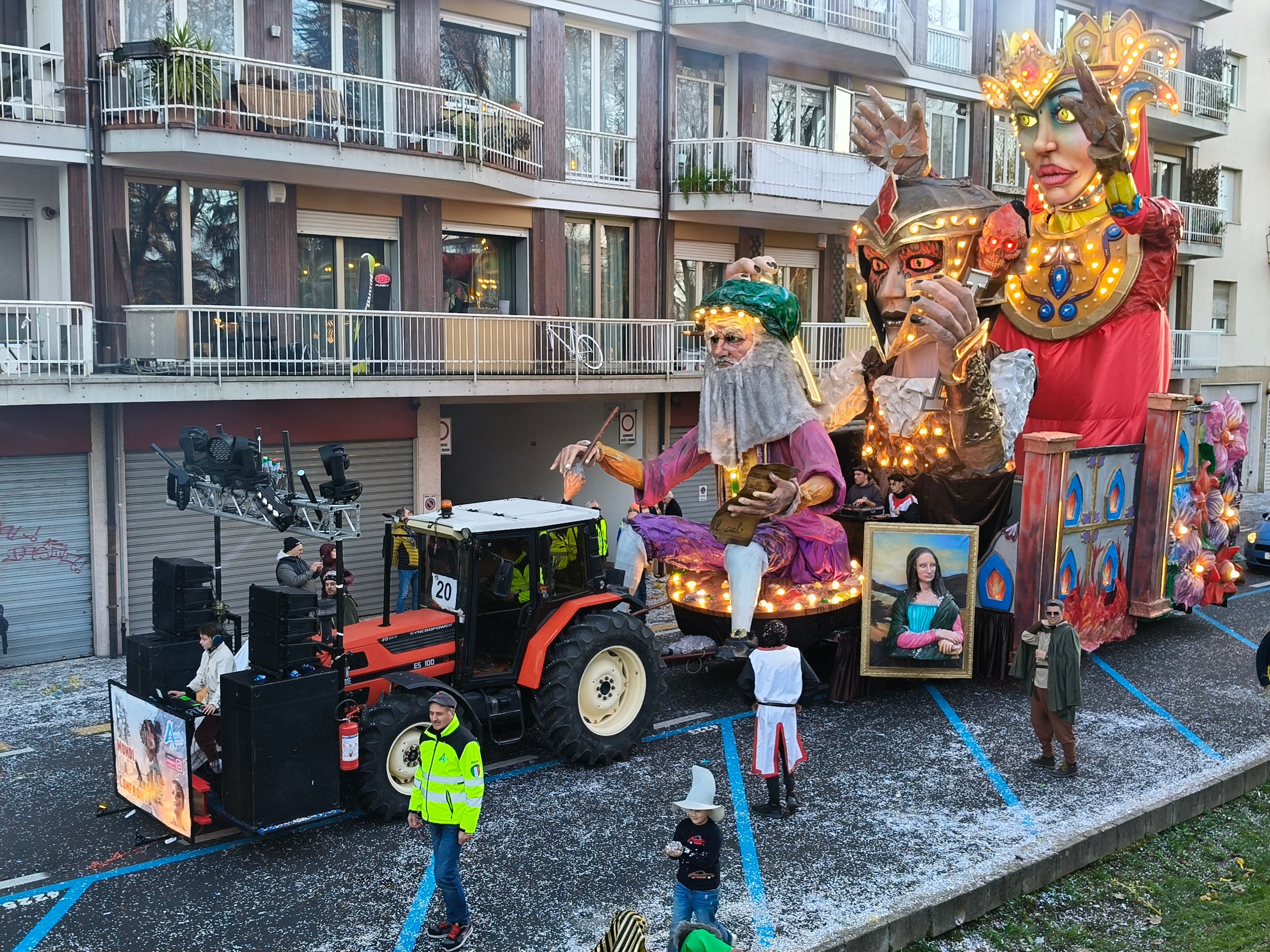 Treviso Carnival Parade 2026. The Friends of Isiata Association with the show “Worlds in Comparison”.