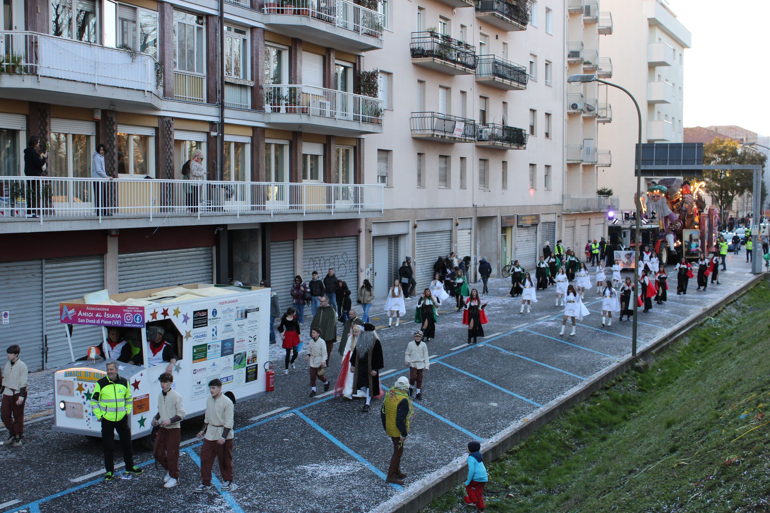 Treviso Carnival Parade 2026. The Friends of Isiata Association with the show “Worlds in Comparison”.