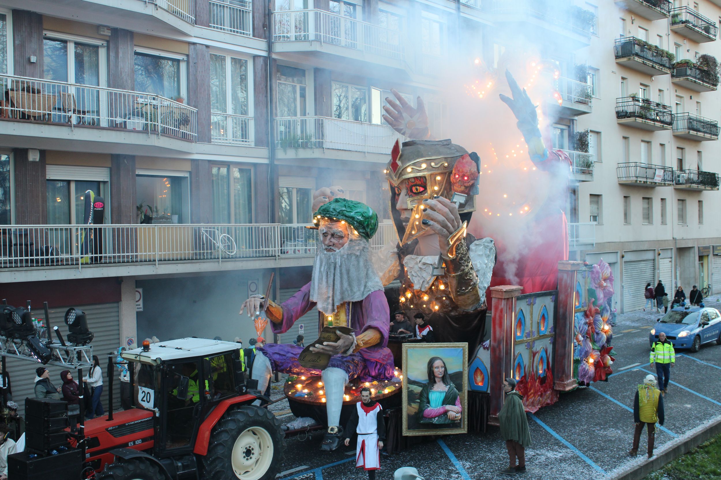 Treviso Carnival Parade 2026. The Friends of Isiata Association with the show “Worlds in Comparison”.