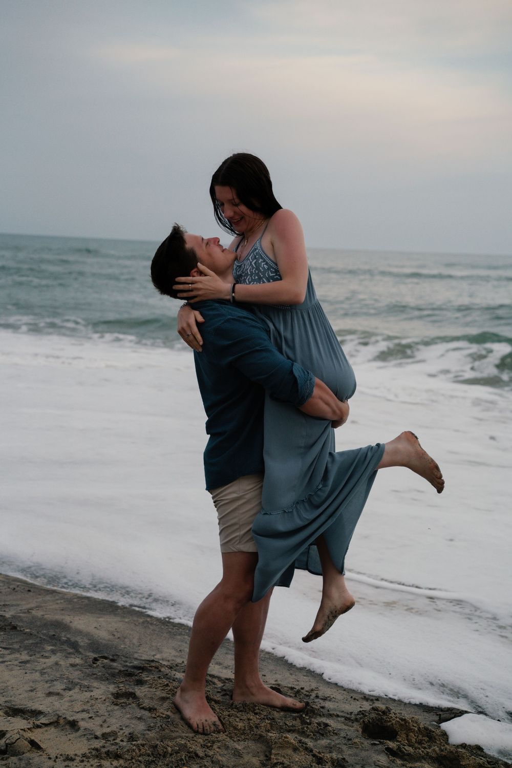 Beach couple