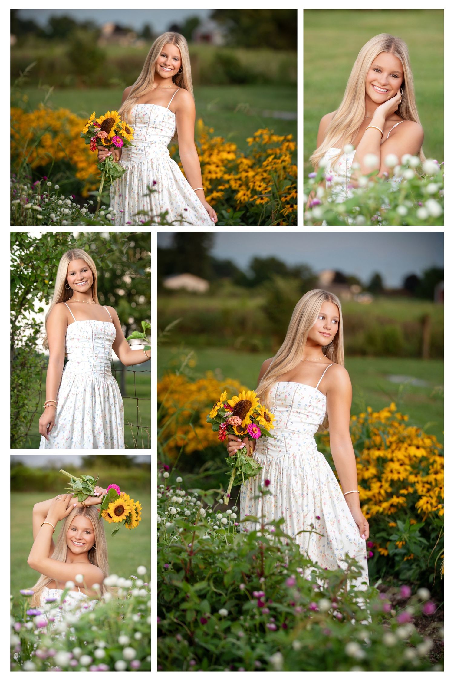Olentangy Berlin senior pictures.  Senior pics in a meadow.  Floral senior pictures. Senior pictures in a field. Downtown London senior pics