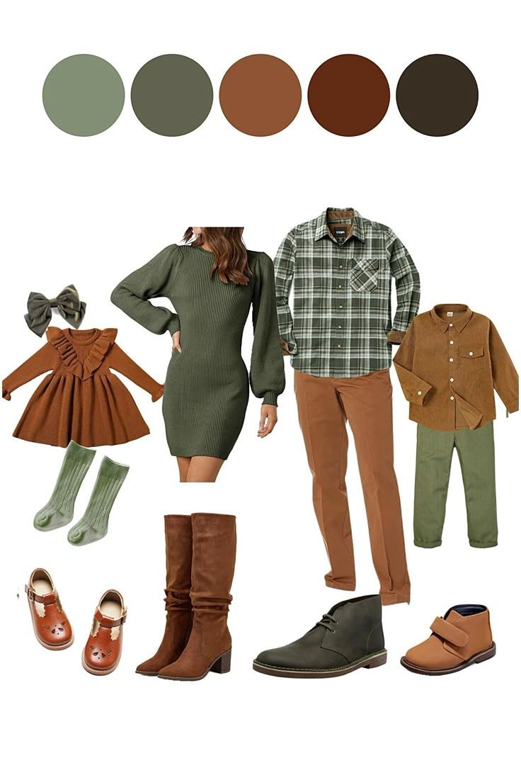 color choices for clothing and ideas of what to wear for photo sessions