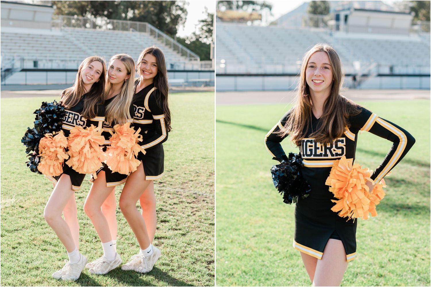 varsity cheer for slo high cheerleading team photos