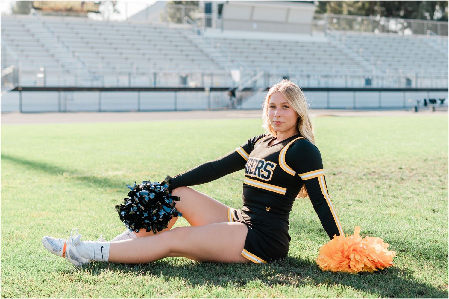 slo high cheer fall varsity cheer team senior team captain for san luis obispo high varsity cheer