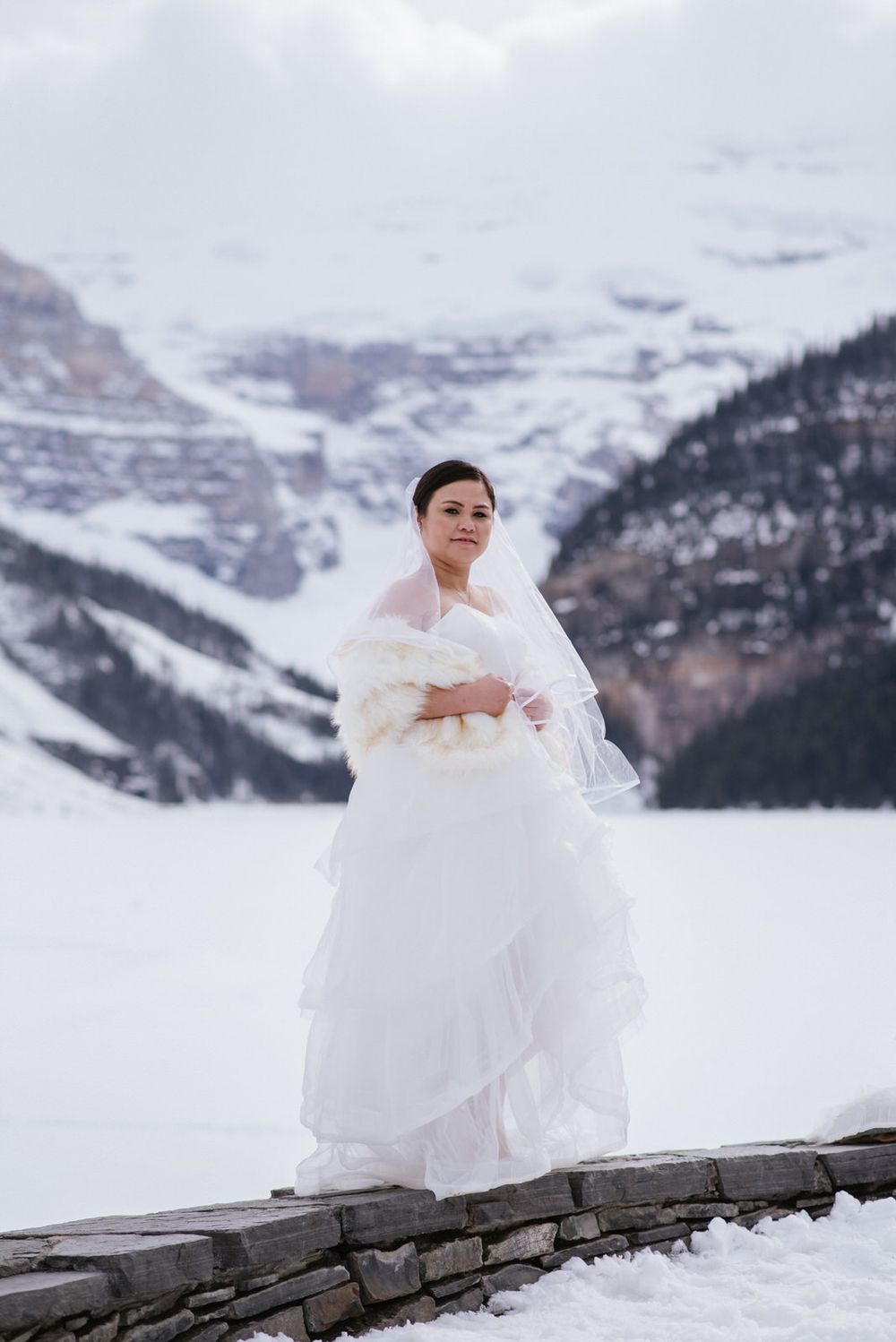 Lake Louise winter wedding