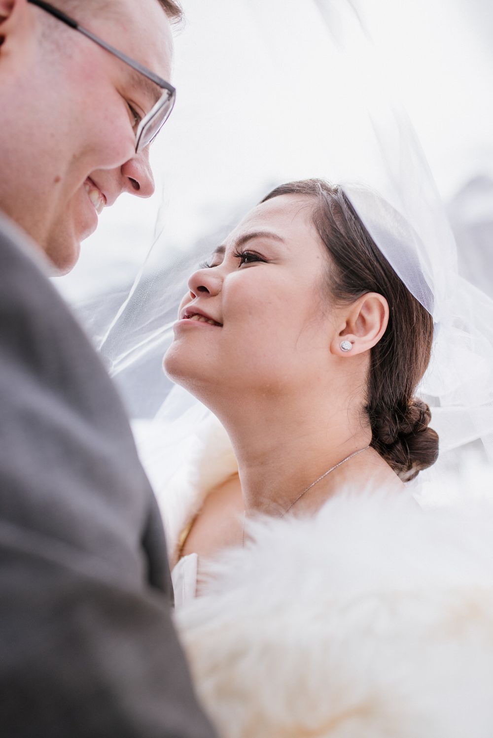 Lake Louise winter wedding
