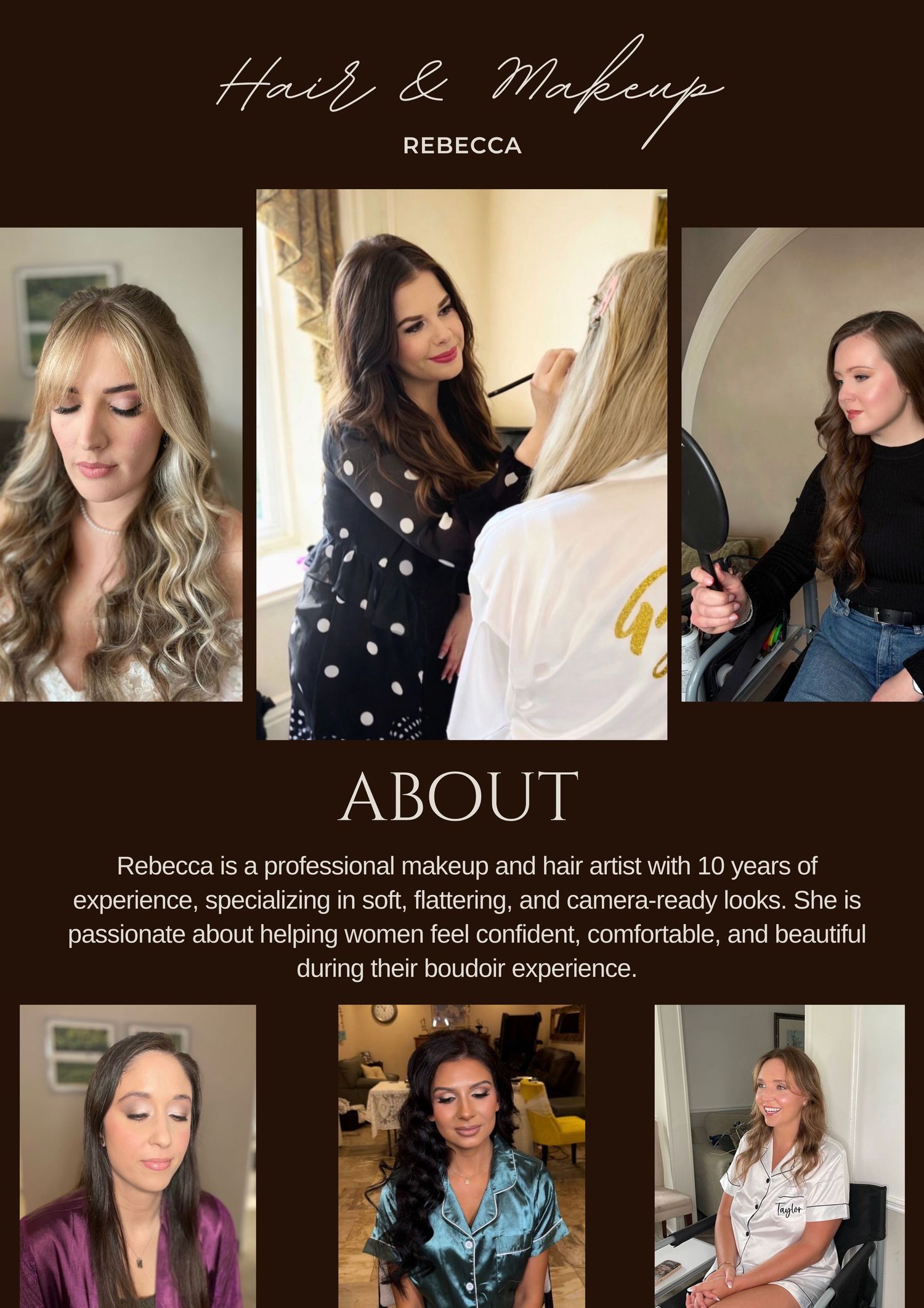 Hair & makeup boudoir photography