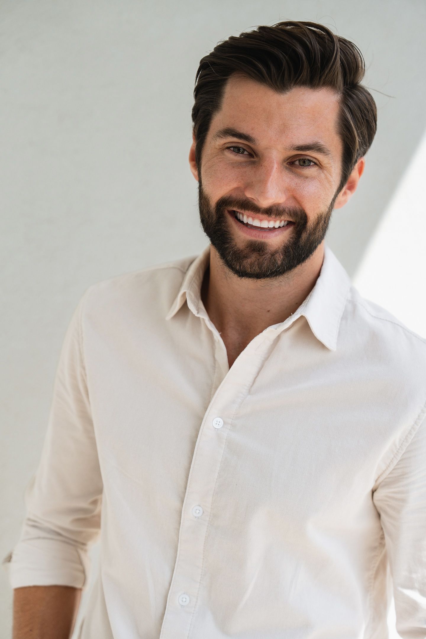 Professional personal branding portrait of confident entrepreneur