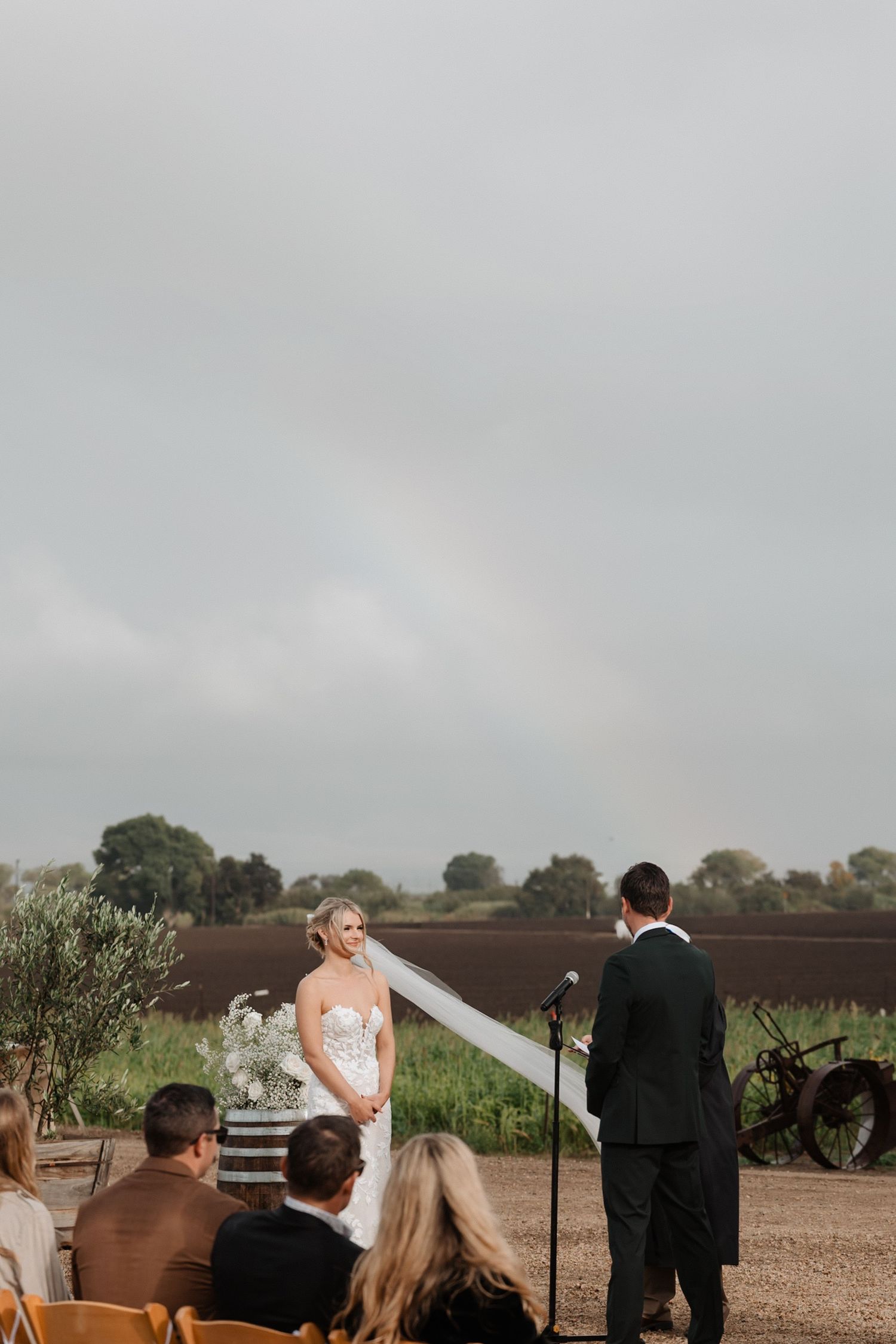 rustique wines wedding ceremony, salinas wedding venue