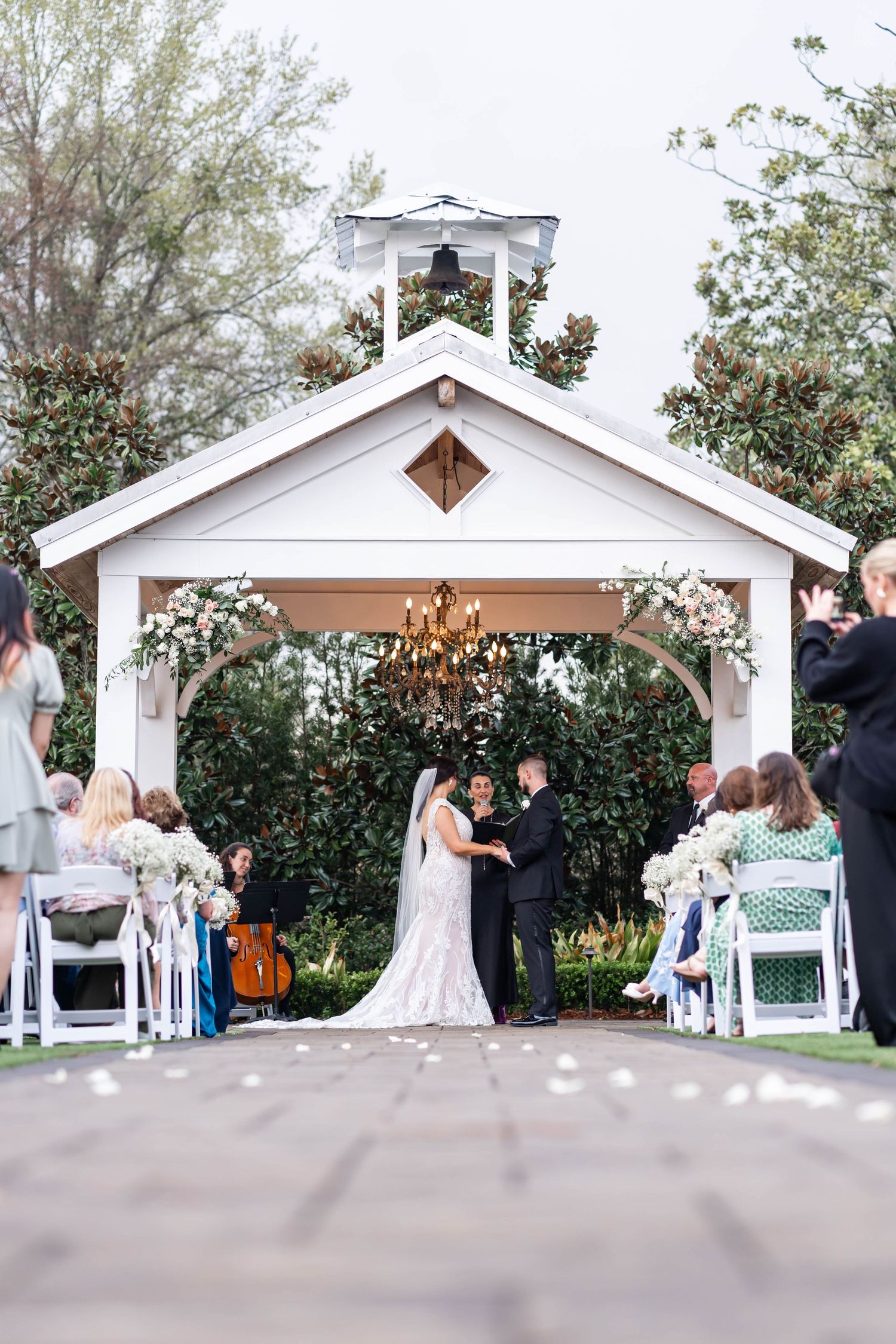 ceremony at benedict's plantation