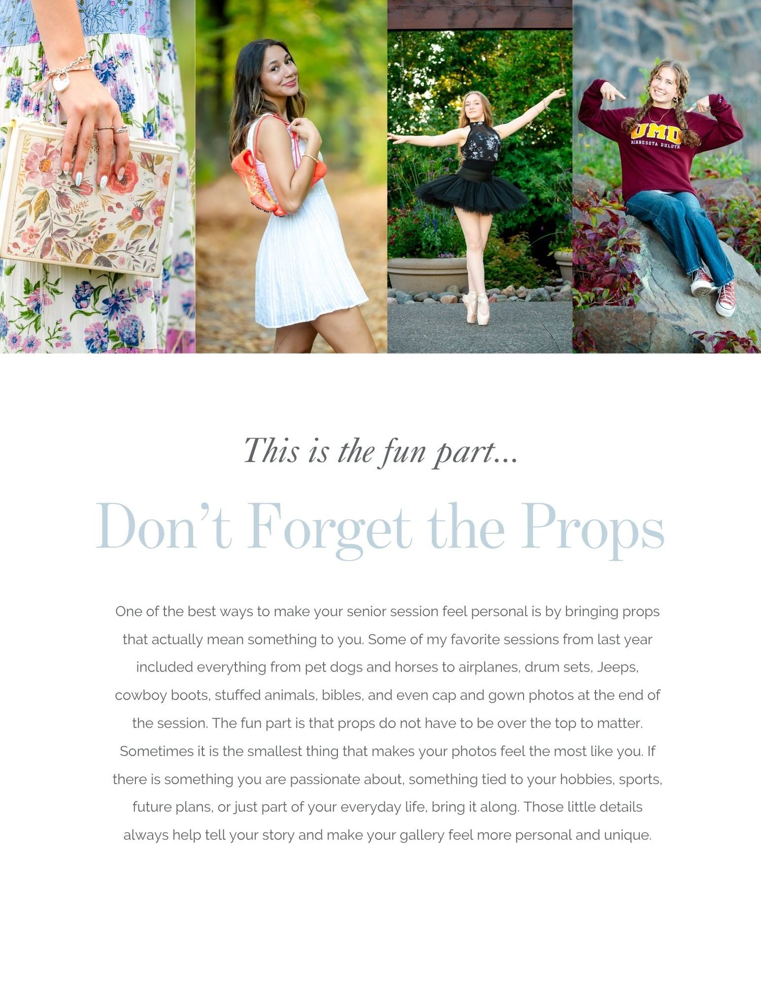 Canal Park senior photos
Park Point photography session
Enger Tower senior portraits
Glensheen Mansion senior photos