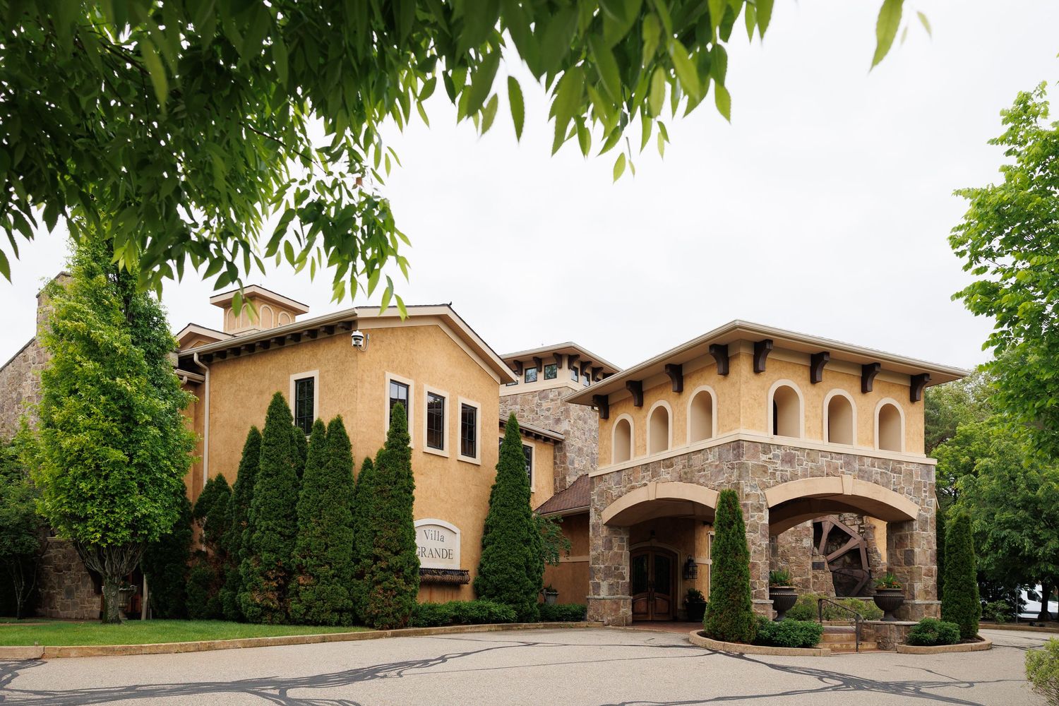 Villa Grande at Gervasi Vineyard in Canton, Ohio.