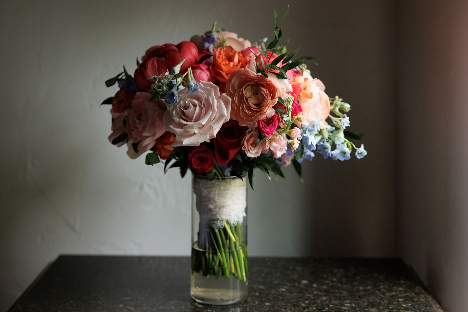 Bridal flowers at Gervasi Vineyard in Canton, Ohio.