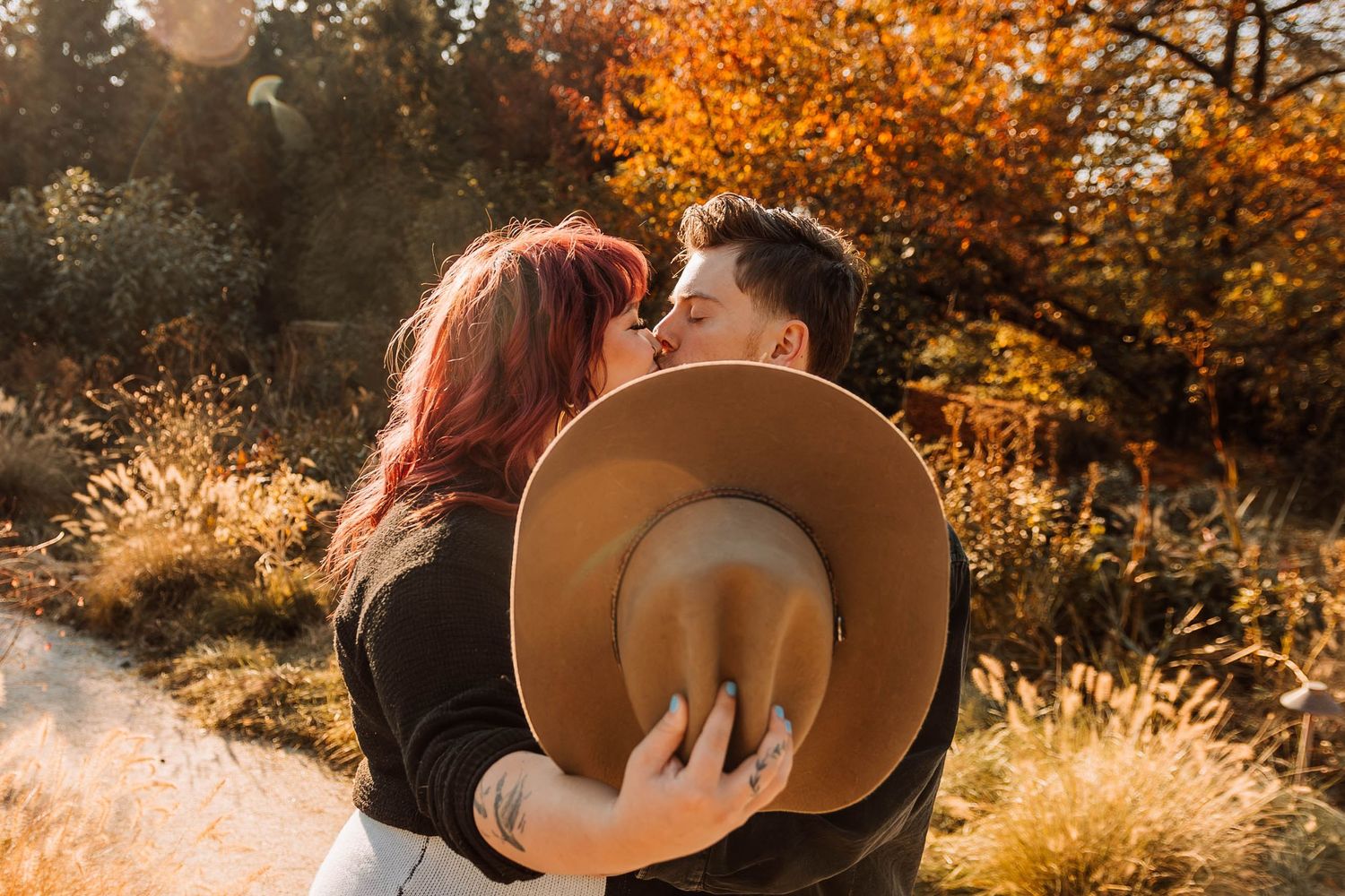 Romantic, fun, emotive engagement portraits near Prairie du Chien, WI