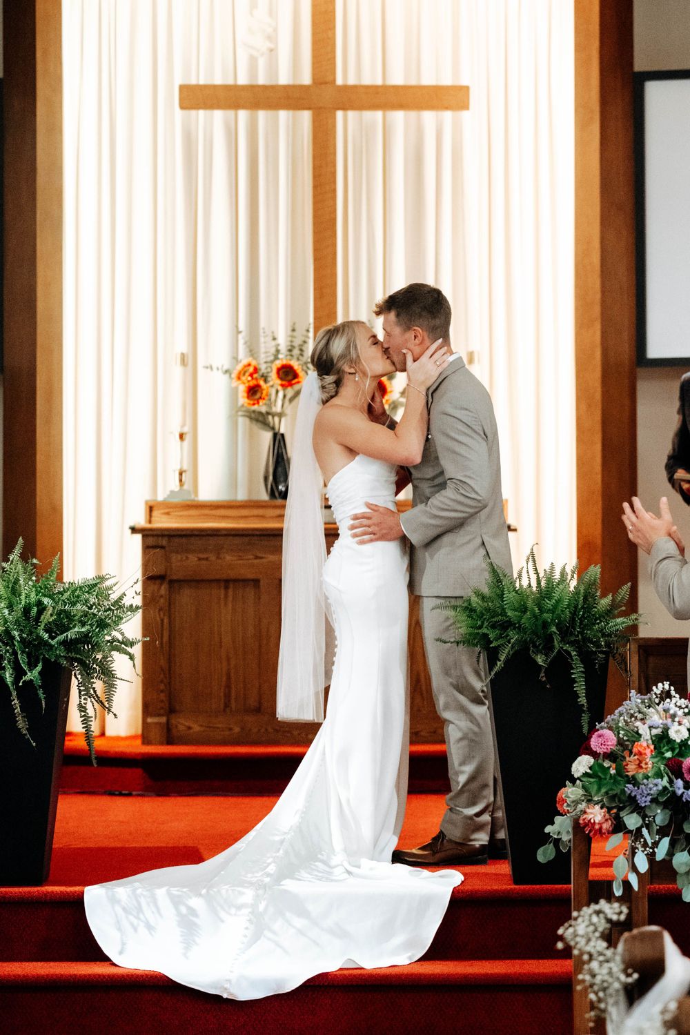 Church Wedding photos captured by Autumn case with DreamStudios LLC