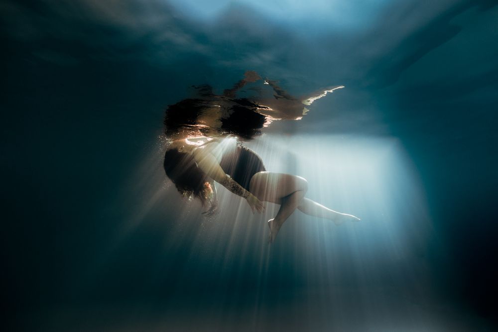Séance underwater aquatique en Bretagne