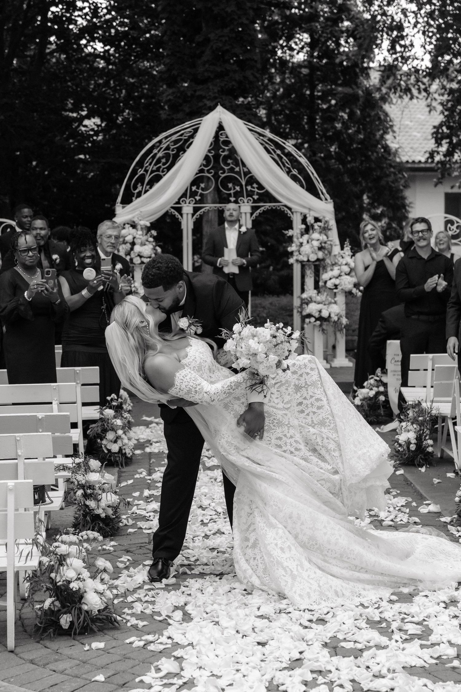 bride and groom portraits