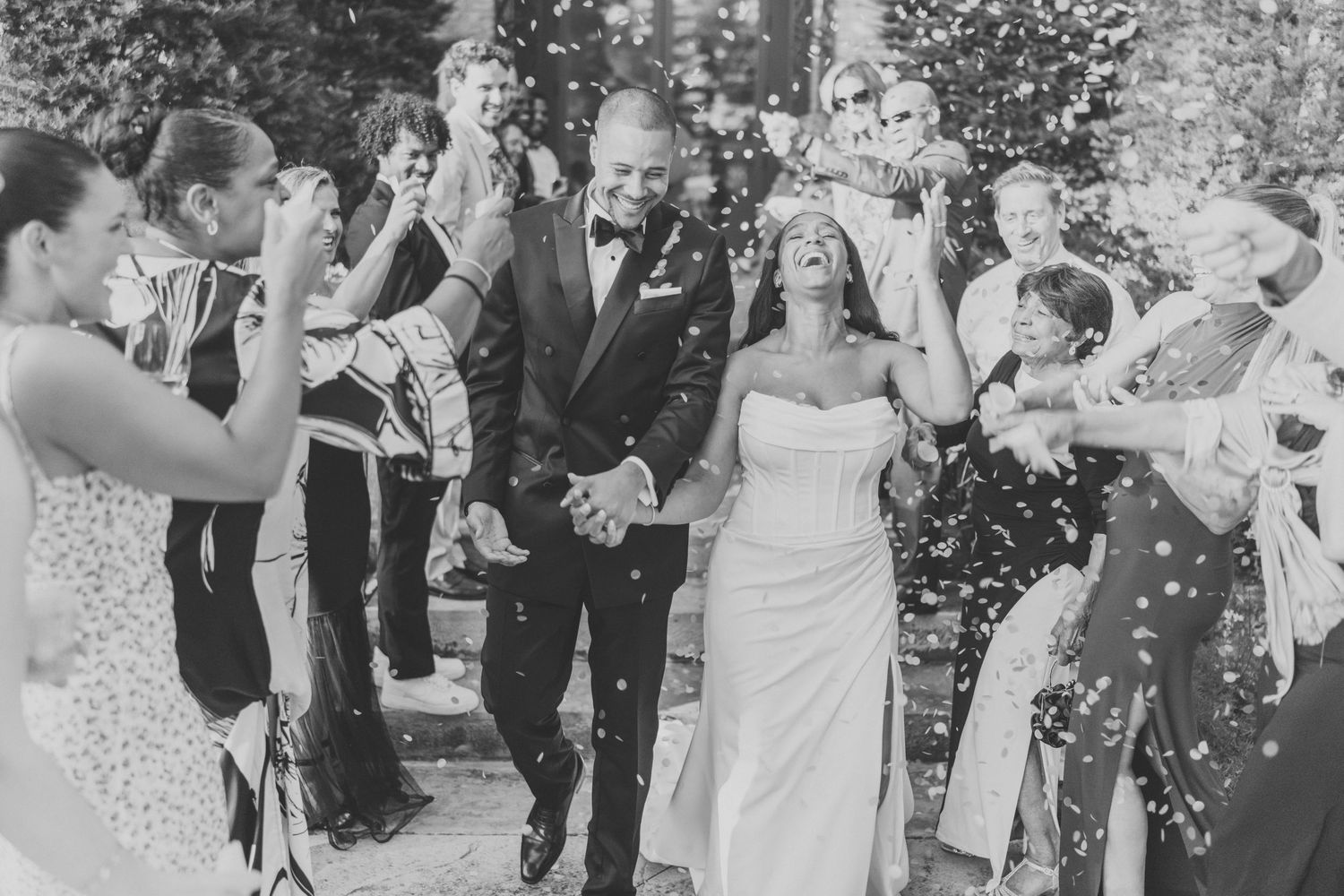 bride and groom, ring shot, celebrating after wedding ceremony in Mexico at the Barcelo Riviera Maya resort