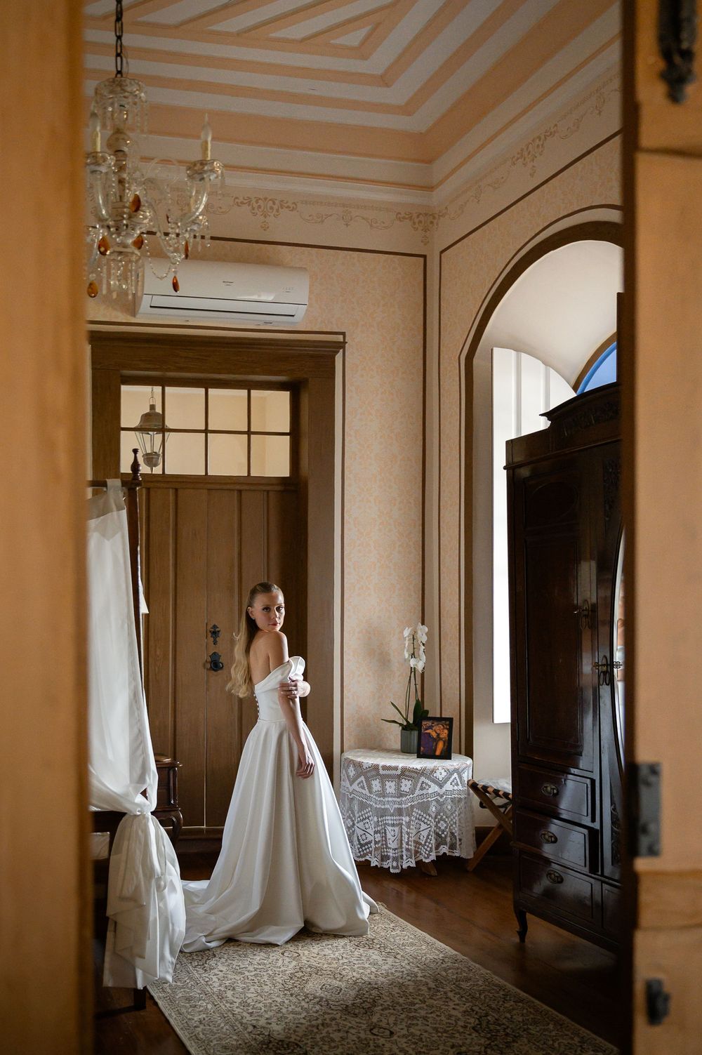 Noiva elegante na Fazenda Santa Maria