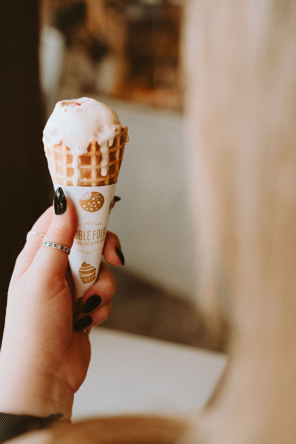 Melting ice cream