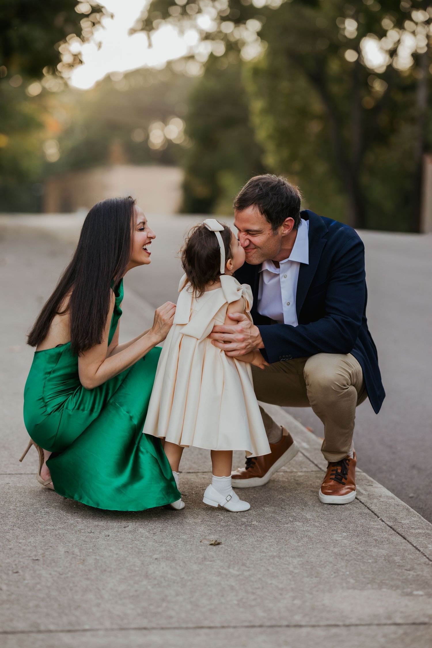 Family photography at golden hour in Zionsville, Indiana