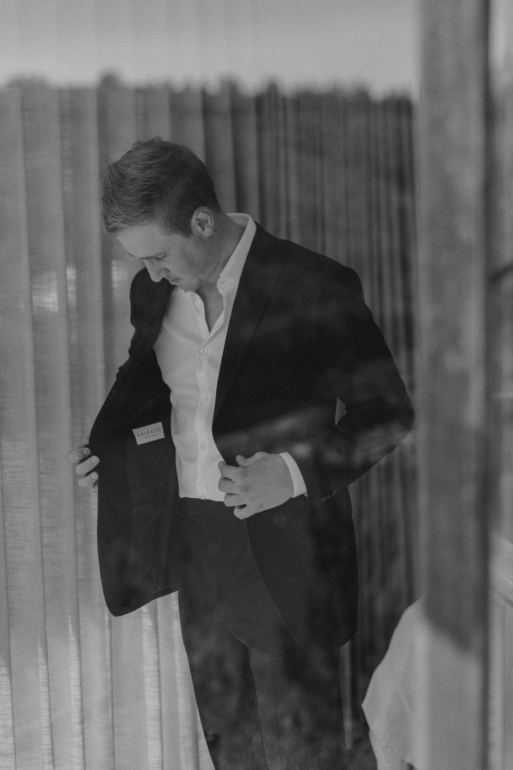 Groom preparing for the wedding — classic and stylish documentary wedding photography