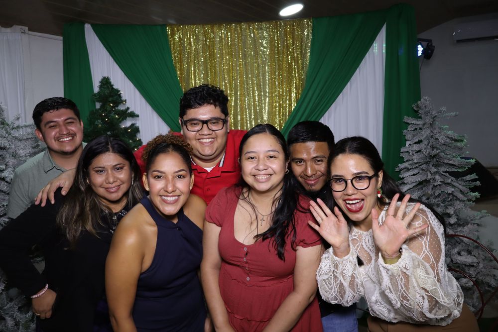 Our photo booth is the hit of the party.