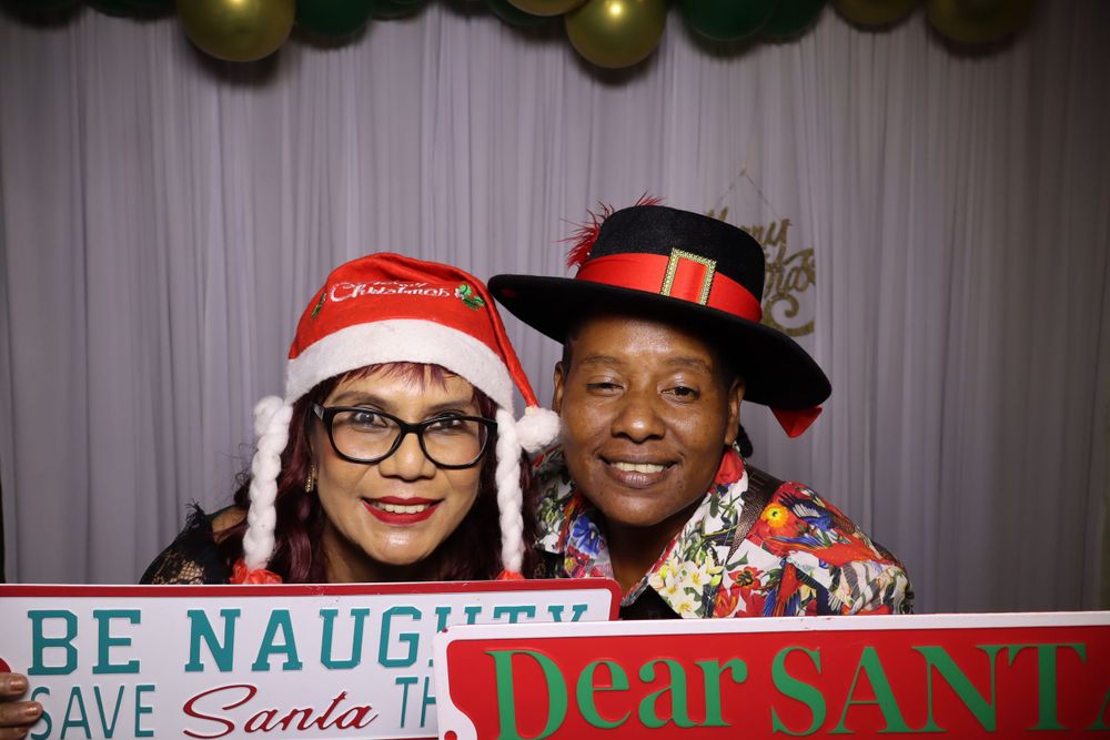 Christmas events and our photo booth make for a fun time.