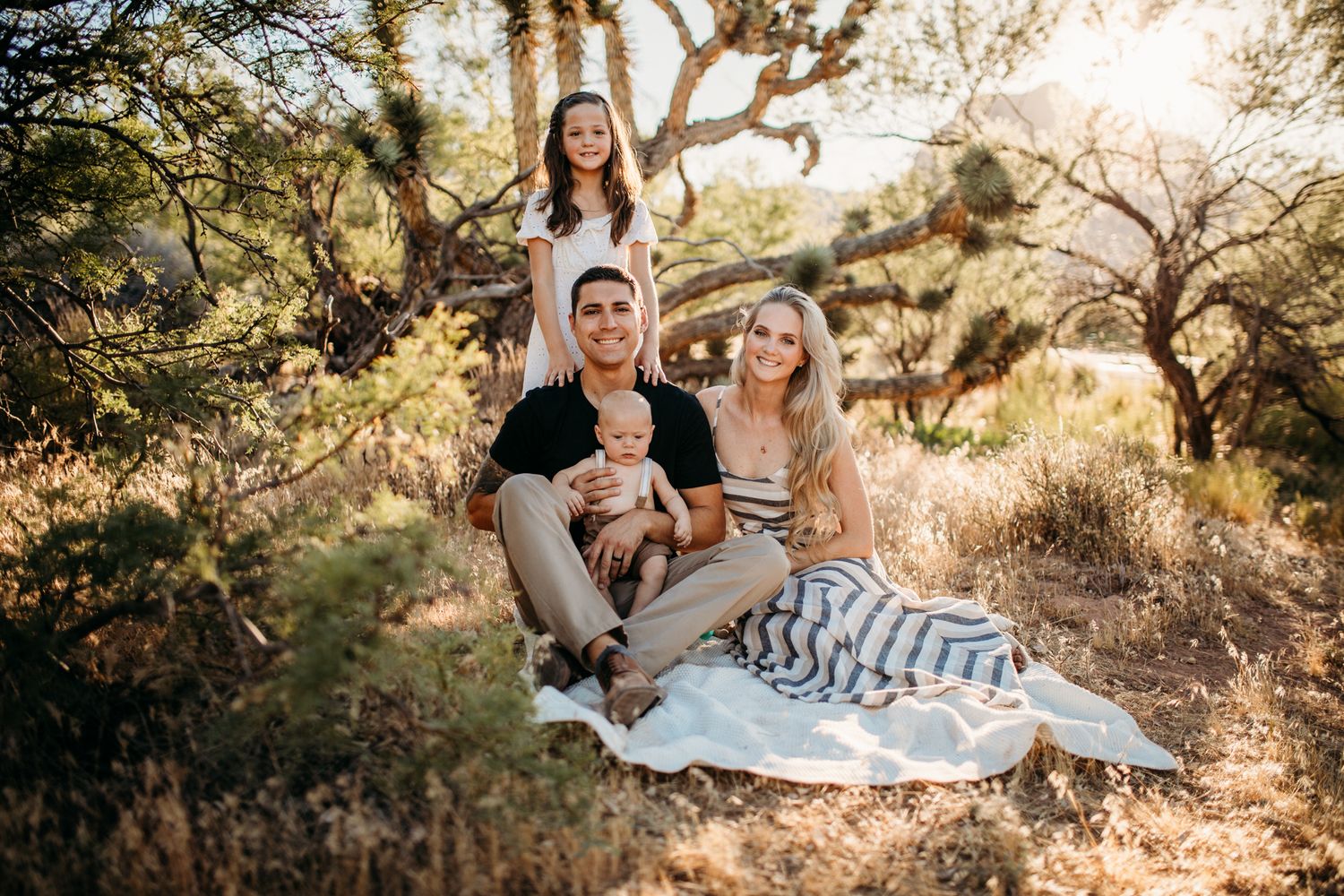 Las Vegas Family Photographer; red rock family photos