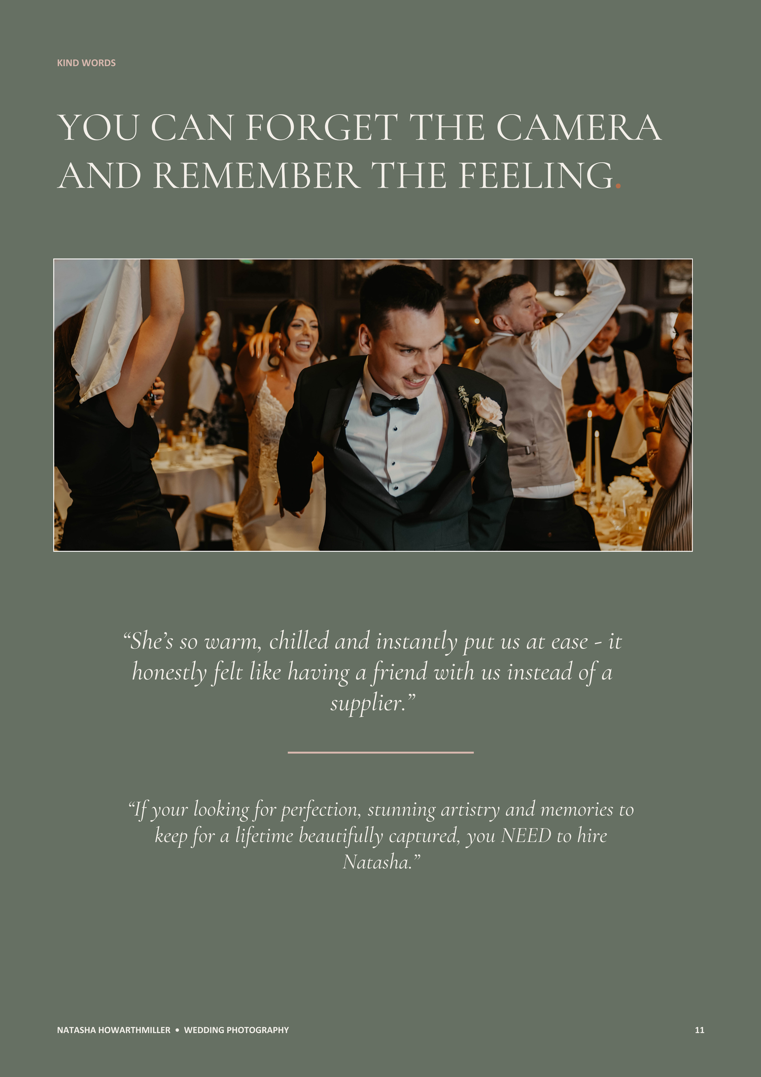 A groom in a tuxedo dances joyfully with guests at a lively wedding reception.