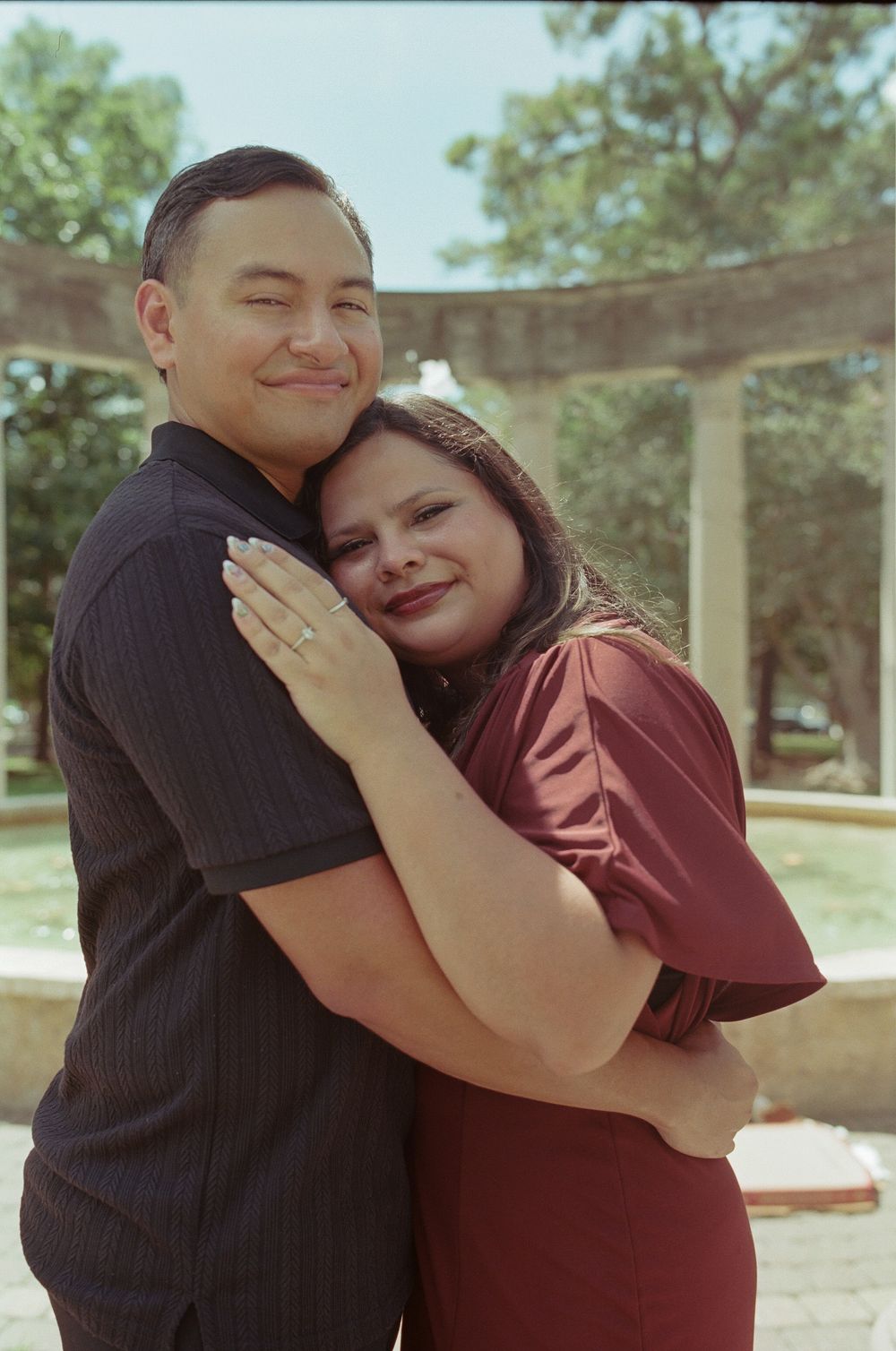 Timeless film photography captured in Houston, Texas, by Brittany McDade Photography, specializing in romantic, authentic moments.