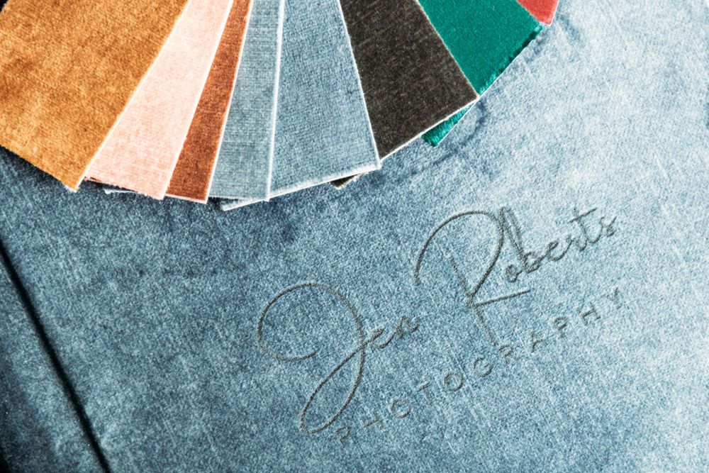 wedding album sample cover colours