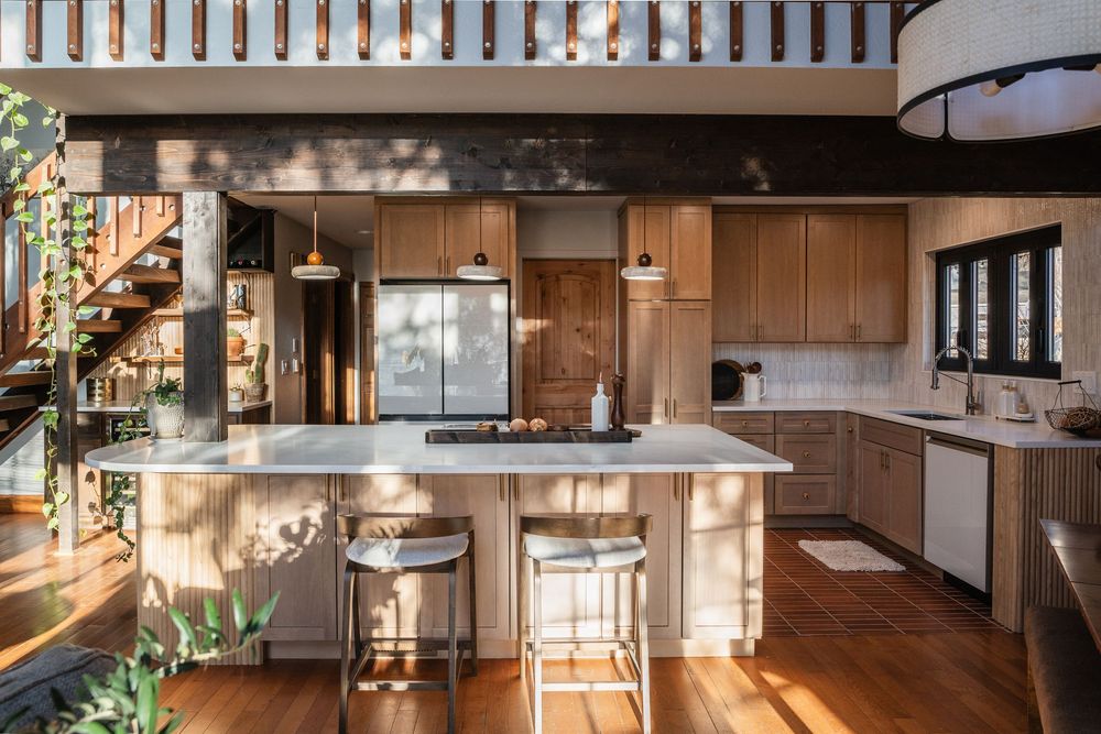 shadows and light on kitchen redesign