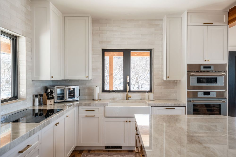 large white kitchen