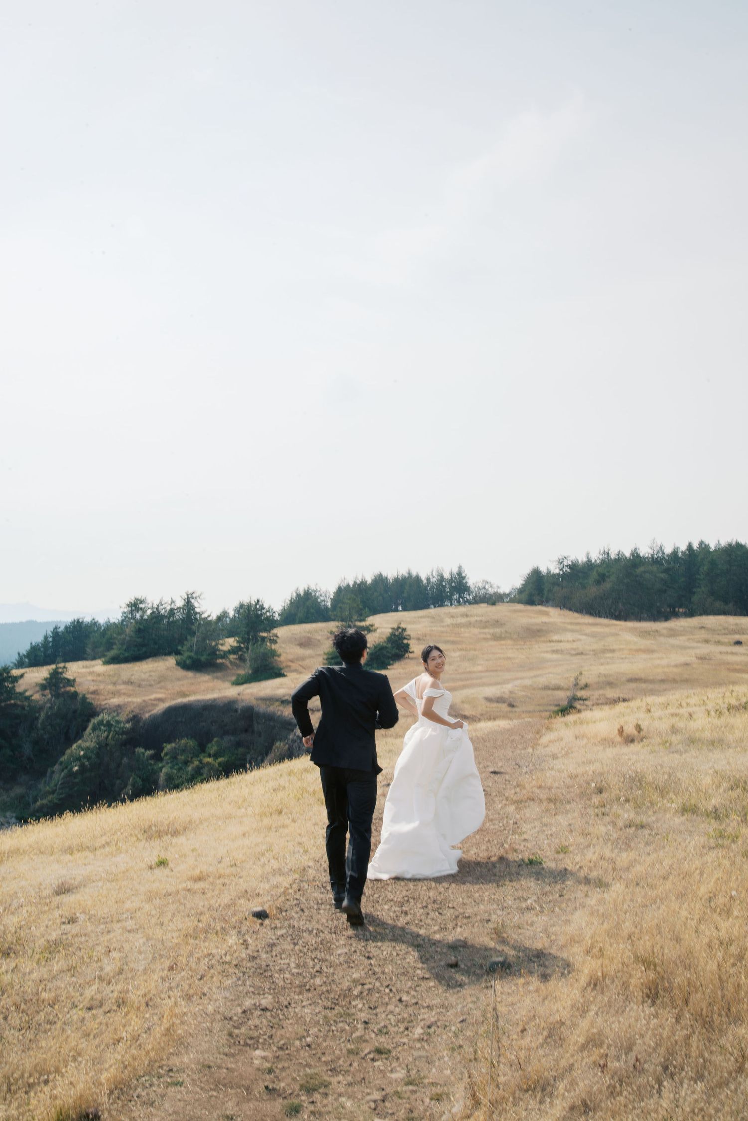 Hornby Island Elopement Micro Wedding Photographer. Film. Denman Island. Comox Valley
