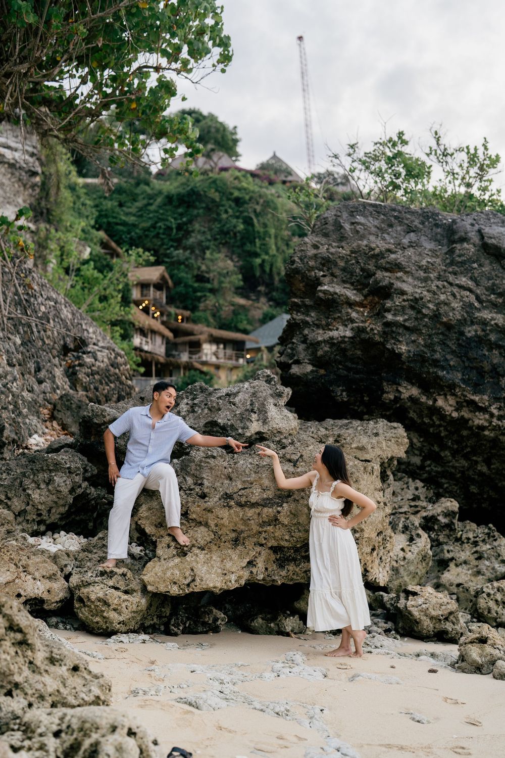 Proposal photography at Impossible Beach Bali