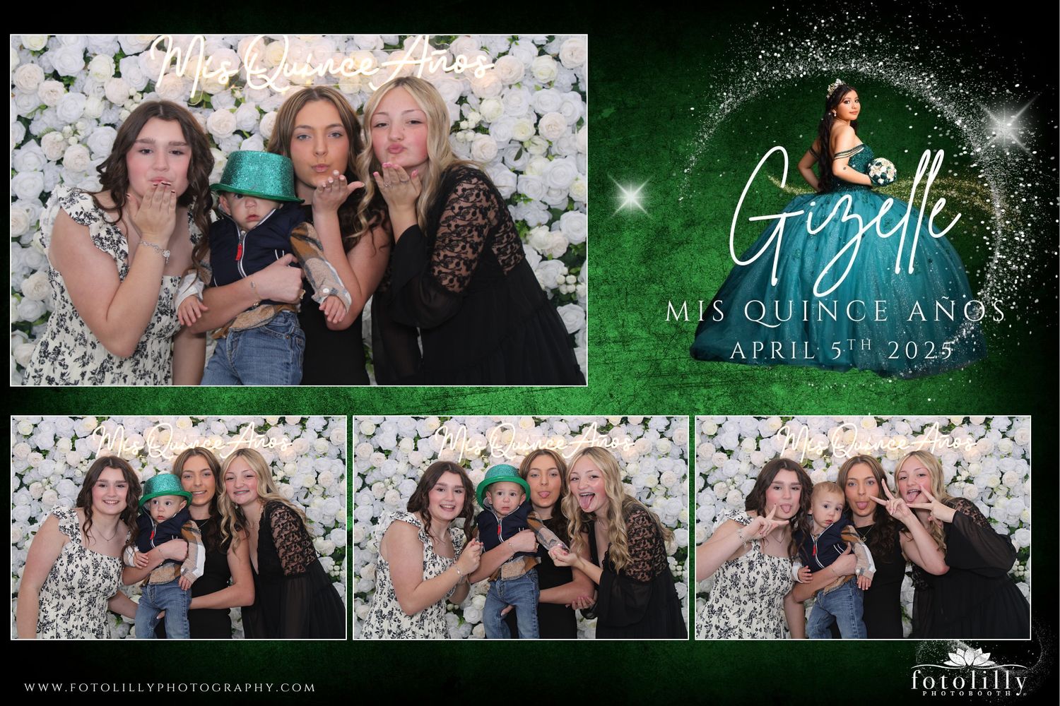 Dallas Fort Worth Quinceañera mirror photo booth rental with luxury interactive touchscreen and professional event booth attendant today