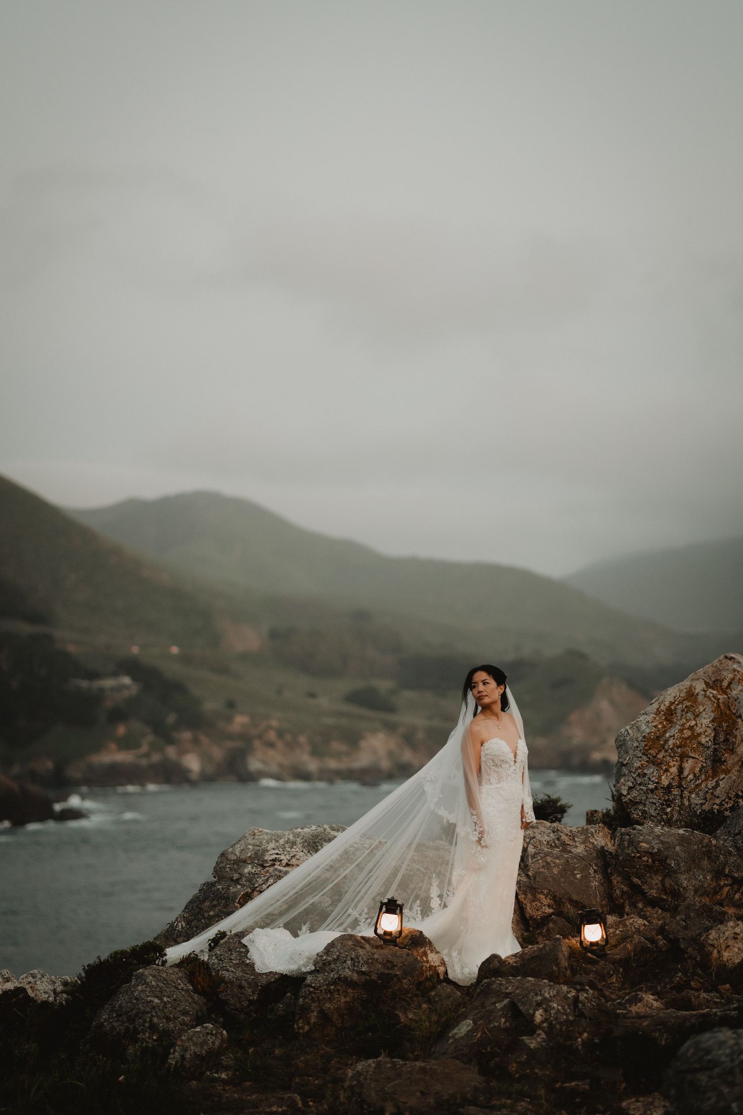 outdoor bridal portraits