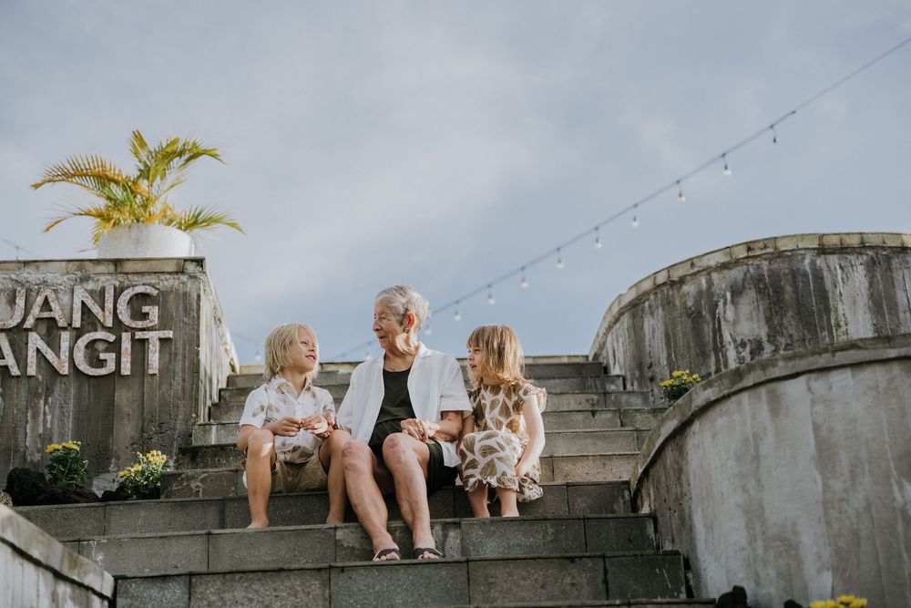 Professional family photography at Desa Oculus Kintamani Bali.