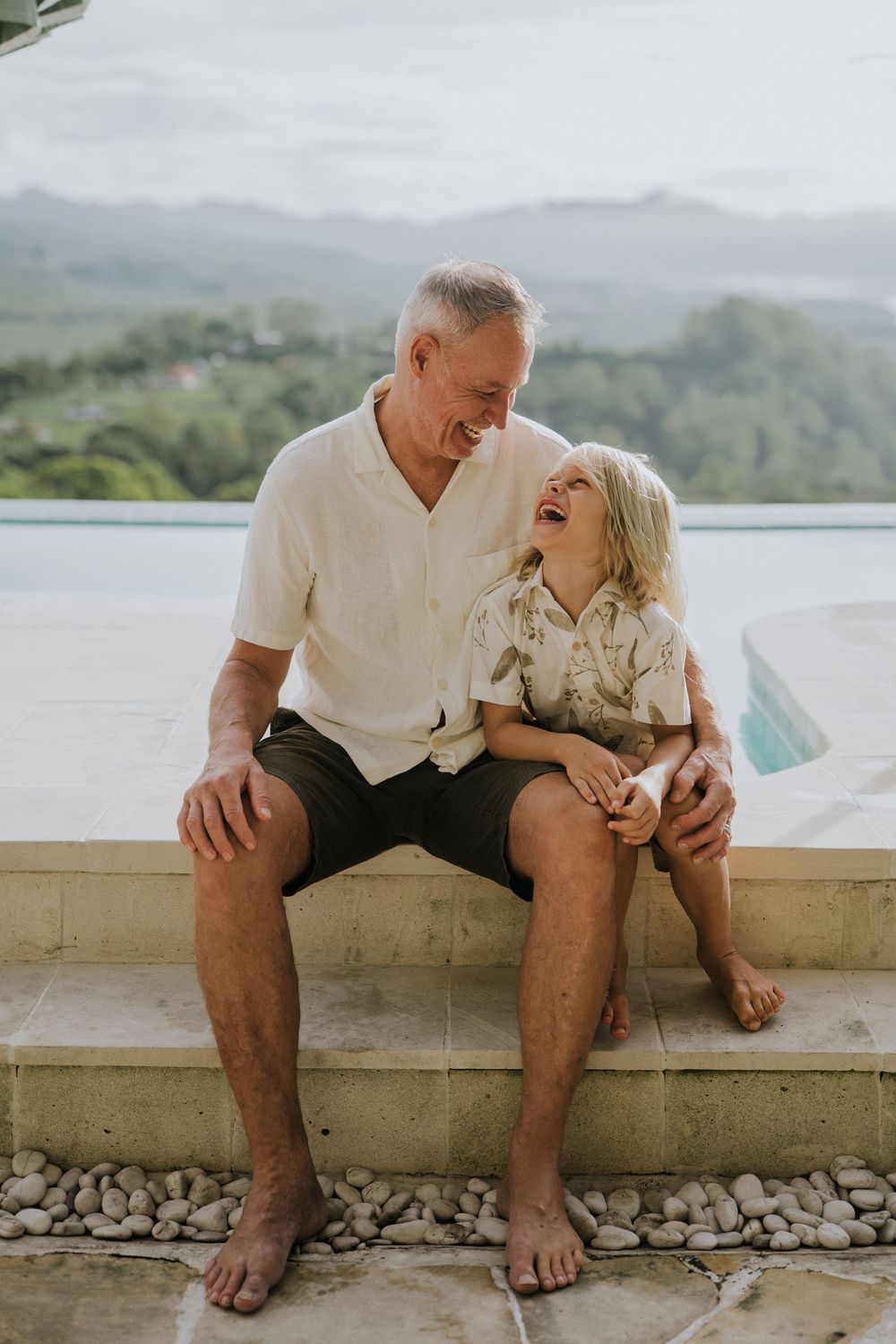 Professional family photography at Desa Oculus Kintamani Bali.