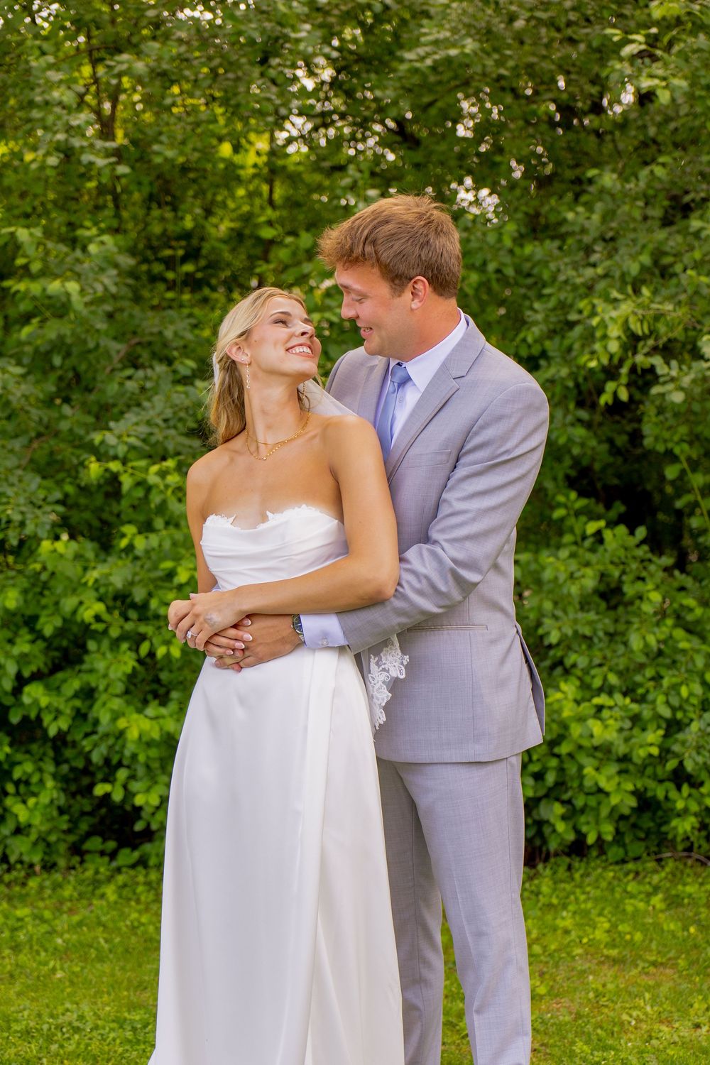 A couple getting married