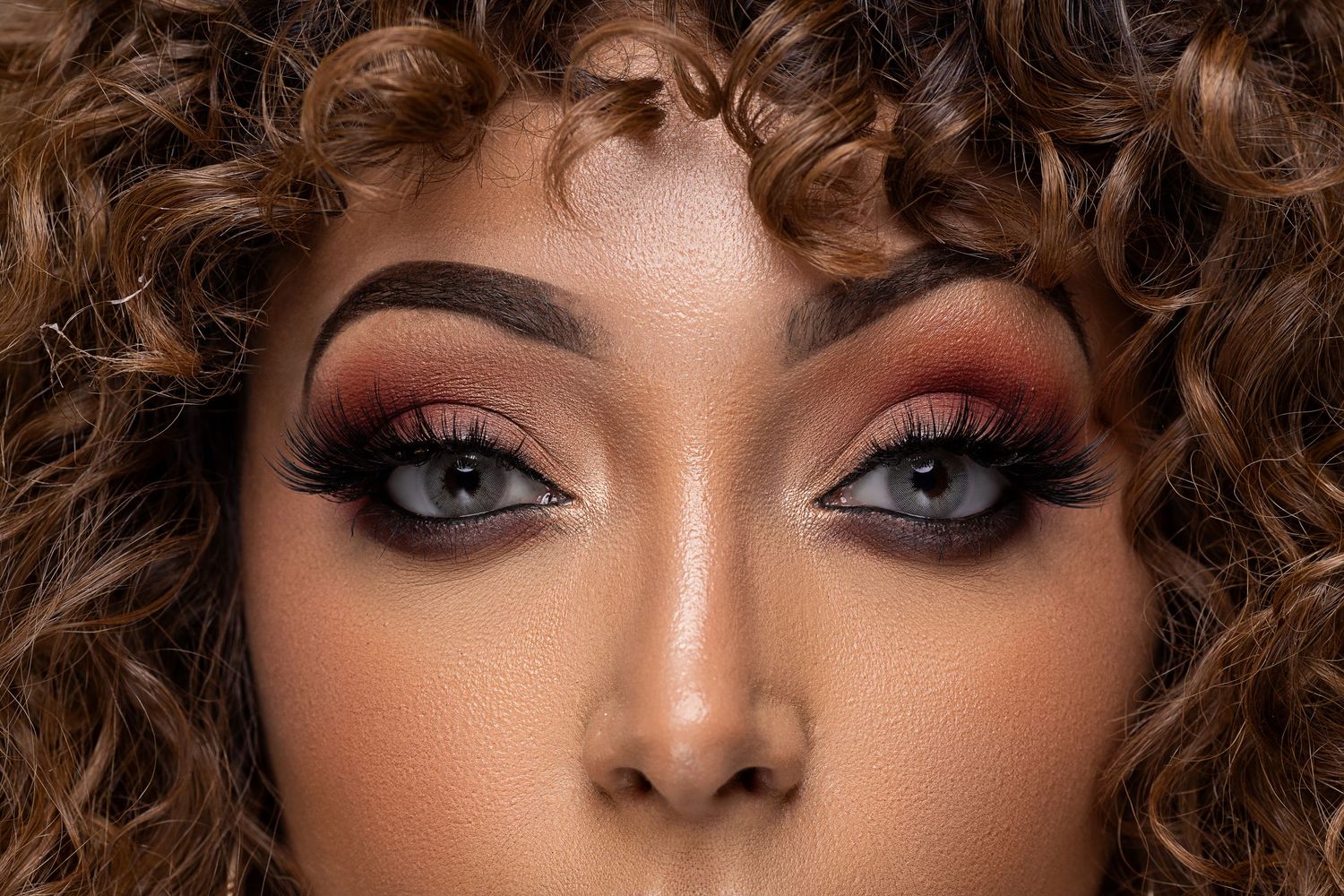Luxury camera-ready soft glam makeup created for photography, weddings, television, and branding sessions in Orlando.