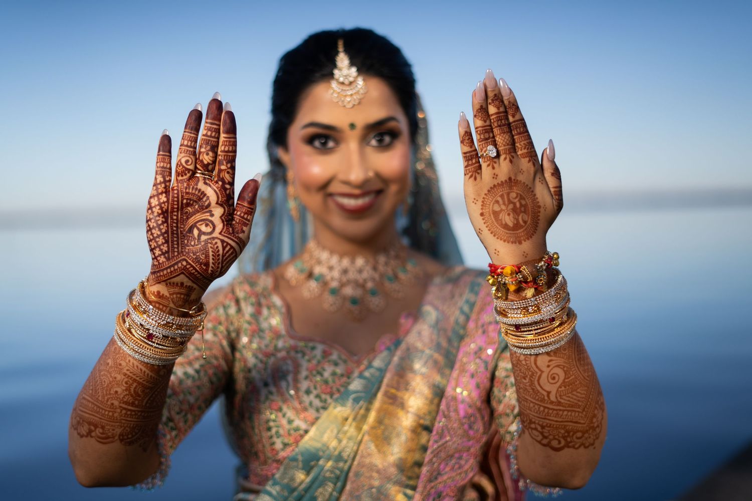 Mehndi ceremony candid photography Central Florida South Asian wedding