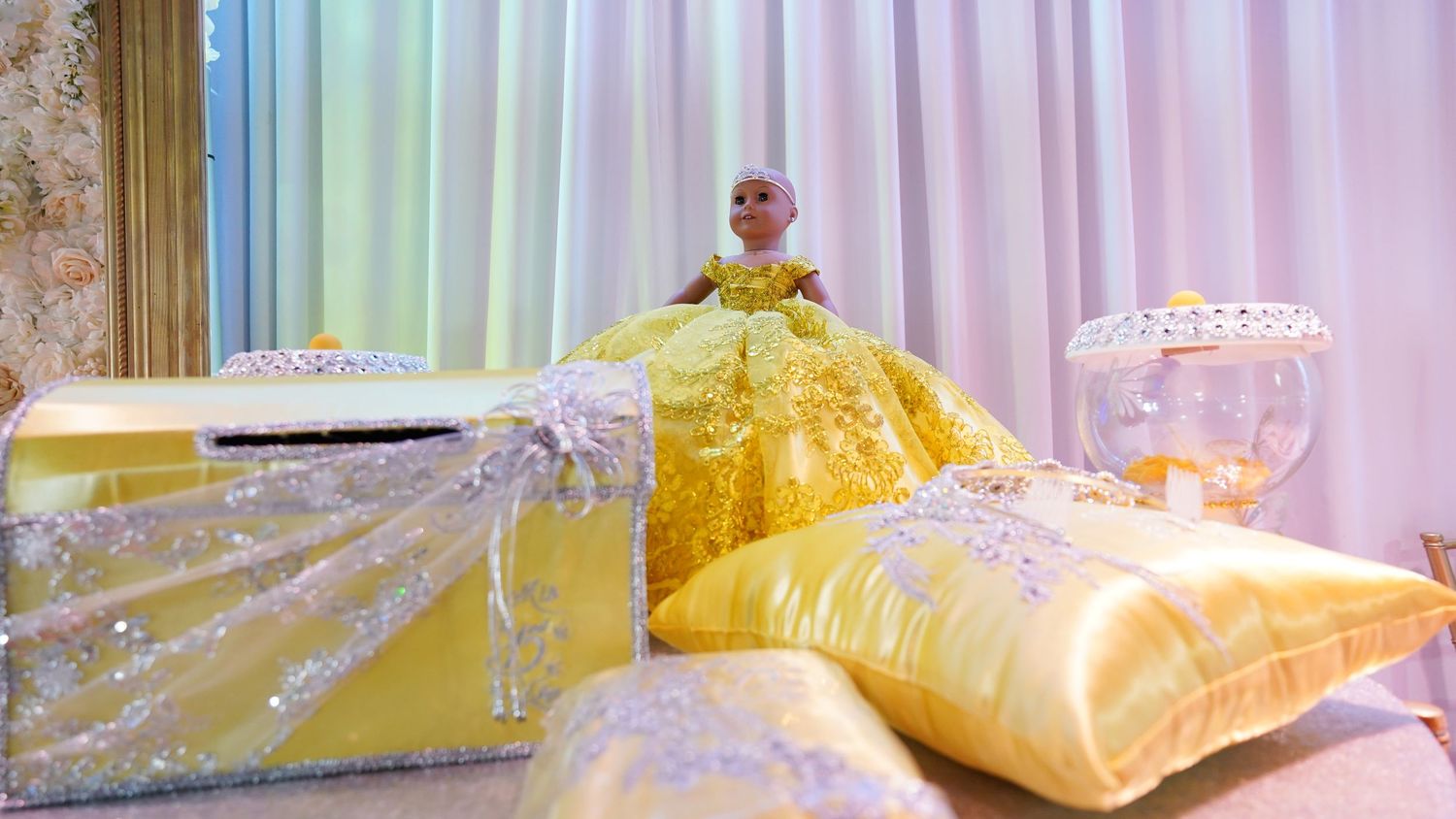 Emotional Quinceañera portrait of cancer survivor Brianna through A Wish with Wings by a Dallas Fort Worth quinceañera photographer.
